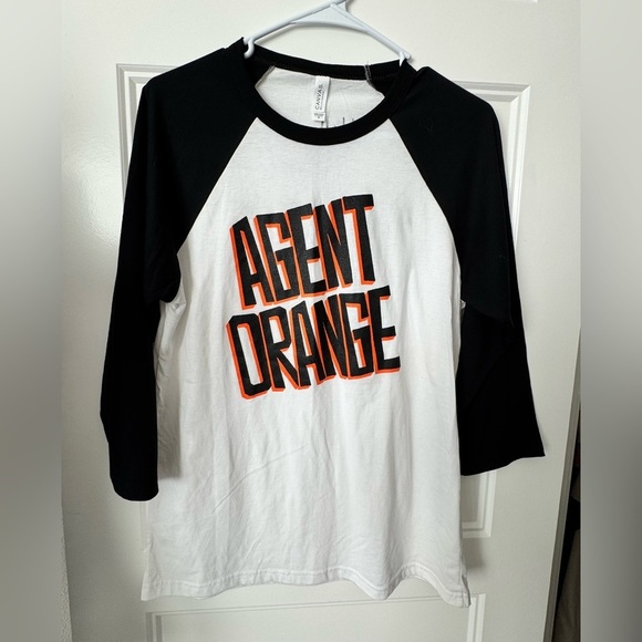 Tops - Rare Agent Orange Autographed Band T-Shirt Medium 2018 Perry TX Signed Raglan